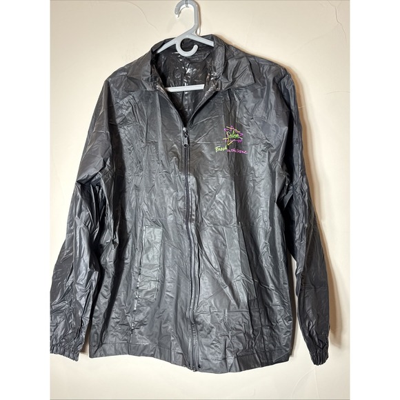concepts international Other - Vintage SALEM Fresh On The Scene Rain Windbreaker Zip Jacket PVC